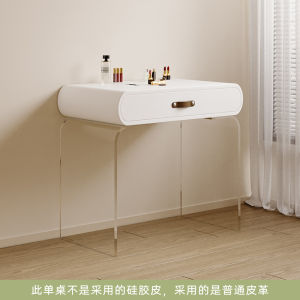 New Acrylic Dressing Table Italian Minimalist Classy Makeup Table Modern Minimalist Internet Celebrity Bedroom Storage Cabinet One