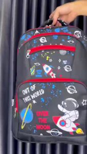 PROMO !! Tas Ransel Sekolah Anak Laki Laki Karakter Astronot Terbaru / Tas Sekolah Anak TK SD / Backpack Anak Premium / COD Bayar ditempat