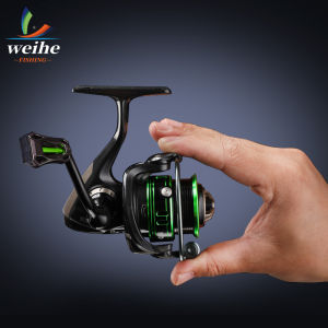 WEIHE 800# Spinning Fishing Reel Small Pesca Fishing Wheel Left Right Interchangeable Handle 6KG Max Drag Reels Fishing Wheel