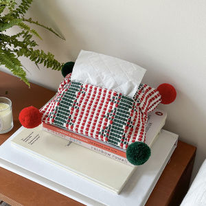 Woven Tissue Cover Rectangle Decorative Tissue Box Cover for Home Decor Tissue Box Holder