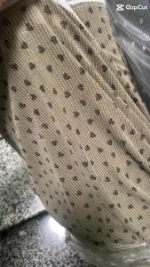 1 Mét Vải Thun Gân Sượt Co Giãn 2 Chiều Màu Xanh Rêu Trái Tim Đen Khổ 1m5 Hàng Công Ty