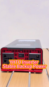 Upgraded Pure Sine Wave Inverter Dual AC Sockets Dual USB Charging Ports Car Home Power Supply