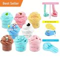 Bộ 12 Hũ Slime Bơ Tròn 50ml, Đất Sét Cao Su Mềm Nhiều Màu Cầu Vồng, Đồ Chơi Giảm Stress Cho Trẻ Em, Quà Tặng Tự Làm, Đồ Chơi Giáo Dục, Quà Tặng Cho Bé Trai Và Bé Gái. 