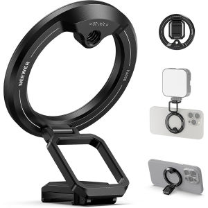 NEEWER PA030 Magnetic Phone Tripod Mount for MagSafe Phone Rig Holder With Cold Shoe