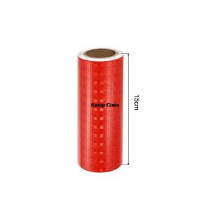 15cm*1M DIY Waterproof High Visibility Self-Adhesive Warning Safety Tape Reflective Stickers External Accessories For Car Trucks
