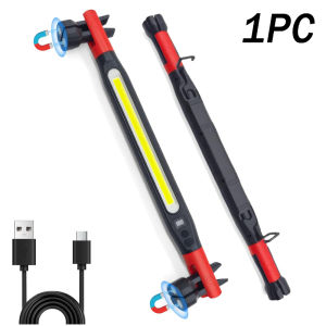 LED Magnetic Work Light Rechargeable Underhood Work Lamp With Hooks & Rotating Magnetic Base For Car Repairing Emergency