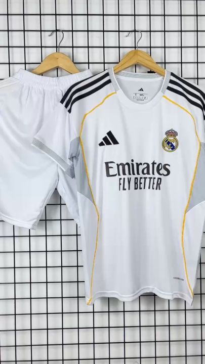 Quần Áo Đá Bóng Đồ Đá Banh CLB REAL MADRID 2025-2026 Hàng Thailand Cao Cấp - MIỄN PHÍ IN ẤN TÊN SỐ