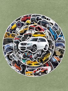 Off-Road Vehicle Stickers Waterproof Decals for Water Bottles Notebooks Laptops Mobile Phone Cases Bags Cartoon Graffiti Decorations