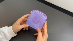 VIVIDI Waterproof Money Coin Purse with Key Ring Wear-resistant Credit Card Holoder Durable Canvas Wallet Money Bag Male Female