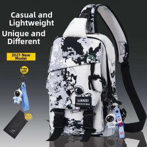 LIANXI | Collaboration Astronaut Chest Bag Crossbody and Shoulder Bag