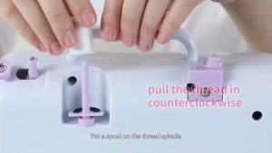 X-DEAL family Portable Sewing Machine Mini Electric Household 12 Stitches Sewing Machine Multifunction Electric Machine