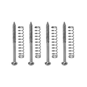 4Set Electric Guitar Bass Pickup Height Adjusting Screws with spring M3*35