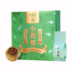 XINYIHAO | Xiaoqinggan Old Tree Puer Ripe Tea Xinhui Citrus Peel Yunnan Court