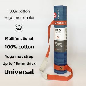 Pure Cotton Yoga Mat Strap Portable Storage Belt Binding Rope Fitness Fans Goods Yoga Mat Carrier Band Sports/Health
