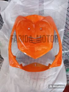 COVER TAMENG DEPAN HONDA BEAT CARBU WARNA ORANGE