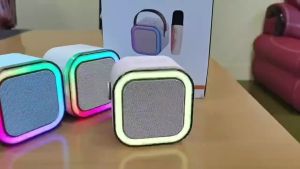( MUA 1 TẶNG 2 ) Loa bluetooth hát karaoke k12 tặng kèm 2 mic loa karaoke nghe nhạc hát tại nhà có thể thay đổi giọng  Bảo hành lỗi 1 đổi 1