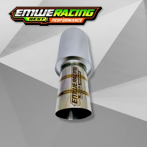 KNALPOT Mobil EMWE RACING PLONG TITAN Ngebas Adem Bulet Empuk Gahar Bass Inlet 2inc Kenalpot Mobil Avanza Vios Sedan Kijang Xenia Ayla Agya Mobilio Brio Calya Jazz Yariz Pick Up Grand Max Sigra Luxio Wuling Karimun Apv Sirion Ertiga Sedet JS spoon