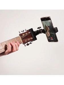 Guitar Head Clip Holder / Telepon Siaran Langsung / Live Broadcast Bracket Clip / Gitar Klip Braket