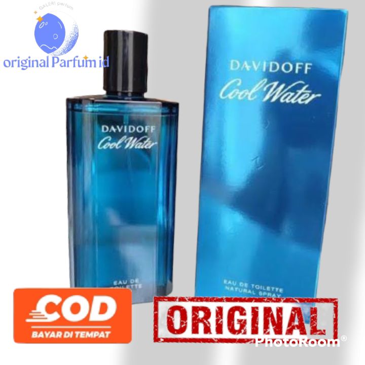 COD 100% ORIGINAL Davidoff Cool Water Men Edt 125ml Parfum Pria