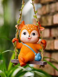 Đồ Trang Trí Ngoài Trời Hình Con Chồn Dễ Thương Đồ Trang Trí Treo Hình Động Vật Đi Du Lịch Giardino Villa Đồ Trang Trí Ban Công Cho Trẻ Em