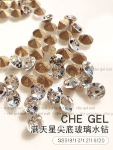 Nail Beauty Rhinestone Magic Color Internet Celebrity Czech Diamond Mini Bright Swarovski Diamond Stereo Pile Rhinestone Nail Glass Crystal Diamond Decorations