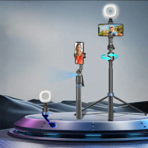 JZXS | Đế Chụp Video Thông Minh Kết Nối Điện Thoại Có Tính Năng Nhận Diện Khuôn Mặt Quay 360 Độ Phát Sóng Trực Tiếp Tự Động Theo Dõi và ổn Định Hình Ảnh
