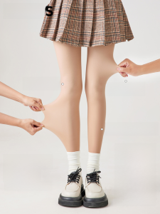 Womens Fleece Lined Thickened Leggings Autumn Winter Nude Sensation Stockings Spring Summer Outerwear Colorful Pantyhose