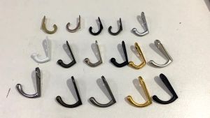 10Set Retro Wall Hooks with Screw Wall Mounted Metal Hooks Vintage Clothes Hanger Hook Heavy Duty Hanging Holder Kitchen Bathroom Keys Towels Storage Hooks