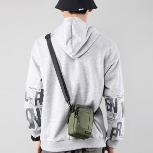 Túi Đeo Chéo Nam Oxford Chống Thấm Nước Mini 2025 Túi Đựng Điện Thoại Di Động Đa Chức Năng Túi Đeo Hông Thường Ngày Túi Đeo Vai Đơn