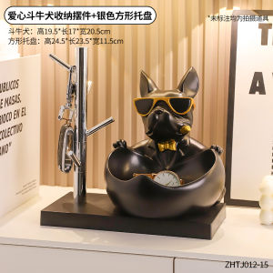 Móc Khóa Hình Chó Bulldog Trang Trí Phòng Khách Hiện Đại Tủ Đồ Trang Trí Nhà Bằng Nhựa Thủ Công Mỹ Nghệ Trang Trí Nhà Cho Lễ Kỷ Niệm Chuyển Đến