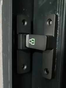 MLADEN 90/180 Degree Flip Door Lock Free Punch Sliding Door Latch Bolt Hasp Lock Kunci Pintu Door Hasp