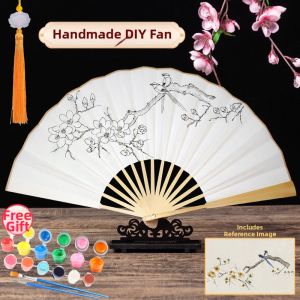 SHENGQUAN | DIY Chinese Style Calligraphy and Painting Bamboo Fan
