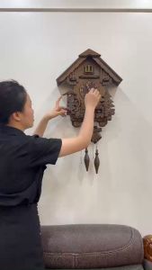 Đồng hồ treo tường chim cúc cu phong cách tân cổ điển DHCTT11