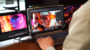 【Local Warehouse】DOVVA 14/15.6" Single/Dual Screen Extender Portable Monitor Triple For 14-16" Laptops