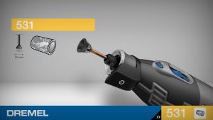 แปรงขัดสเตนเลส 12.7mm 531 Dremel