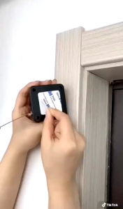 Hộp dây rút tự động đóng cửa Kéo dây cửa tự động đóng lại không cần Khoan đục