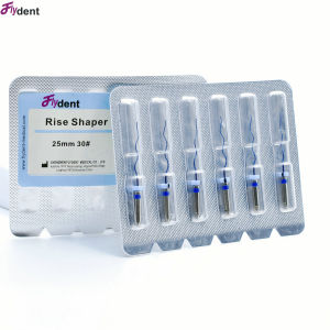 6Pcs/Box Dental Rise Shaper NiTi Files Blue Heat Activation File Dentistry Final Cleaning for Root Canal Preparation