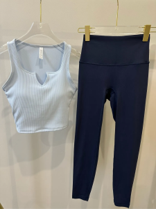 Womens One-Piece Running Yoga Vest Shockproof Fitness Pilates Yoga Outfit Set Nylon Fabric Spring Summer Sleeveless Suit