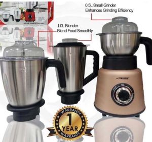 Original Japan STARGOLD SG-1366 Stainless steel 3 in 1 Mixer Grinder Blender 600W POWERFUL COPPER MOTOR