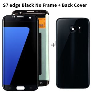 Super Amoled LCD for SAMSUNG Galaxy S7 Edge G935 SM-G935F Display and Touch Screen Burn Shadow Digitizer Assembly Replacement