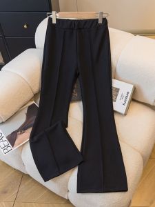 AIYITI | Slimming High Waist Black Flare Pants Plus Size