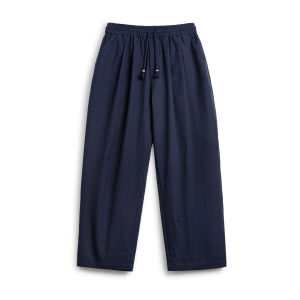 MADEN | Casual Drawstring Bubble Yarn Loose Tapered Breathable Men Pants