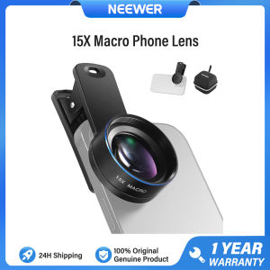 NEEWER 15X Macro Phone Lens Kit with 37mm Lens Clamp HD Camera Accessories Smartphone Lenses LS-69