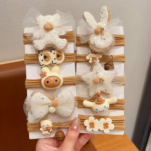 Kawaii Hair Ties for Girls: High Elasticity Towel Hair Bands & Baby Girls Cute Hair Accessories