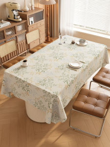 ovzf | Retro Style Waterproof Oilyproof Easy Clean Heat Resistant Tablecloth
