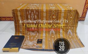 BISA COD Sarung ketjubung platinum Gold TIS edisi 3007-1