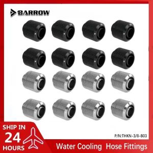 Barrow 10X13mm 10X16mm Hose Pipe Fitting Hand Tighten Quick-Connected Watercooling Connector For PVC Silicone PE Soft Pipe