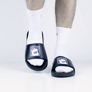 Geoff Max - Viper Flickle Black Recovery Sandal Pria & Wanita