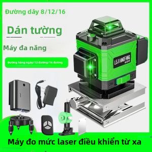 Độ Chính Xác Cao 360 °   Máy Cân Bằng Laser Tự Động Cân Bằng Pin 3000mAh Laser Xanh Công Suất Cao 3D/4D 8/12/16 Tia Đo Chiều Dọc & Ngang