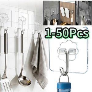 Wall Mounted Hook Made of Stainless Steel with Strong Load-bearing Capacity Not Easy To Fall Off Hooks Without Drilling Holes